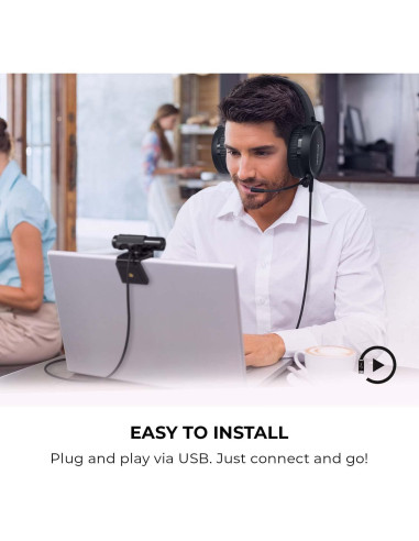 Kit Videoconferencia AVerMedia BO317 Webcam 1080p USB