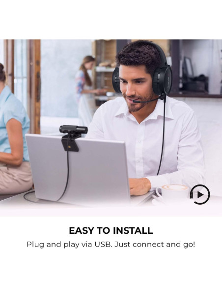 Kit Videoconferencia AVerMedia BO317 Webcam 1080p USB