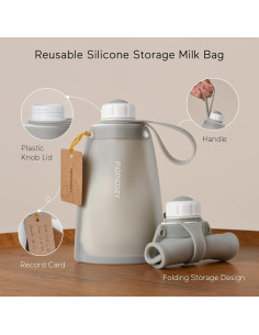 Bolsas de Almacenamiento de Leche Materna Momcozy 250ml 5pcs 2