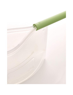 Lekue Juego de 3 Bolsas de Silicona Reutilizables 0.47L-1.49L 2