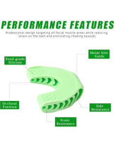 Ejercitador de Mandíbula HESZYQ Modelador Facial Silicona 2