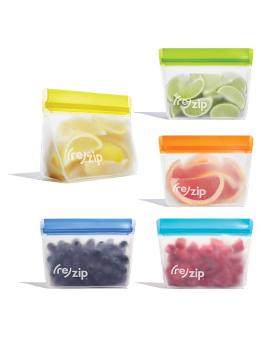 Bolsas Reutilizables de Pie re)zip 5 Pack 1 Taza Multicolor