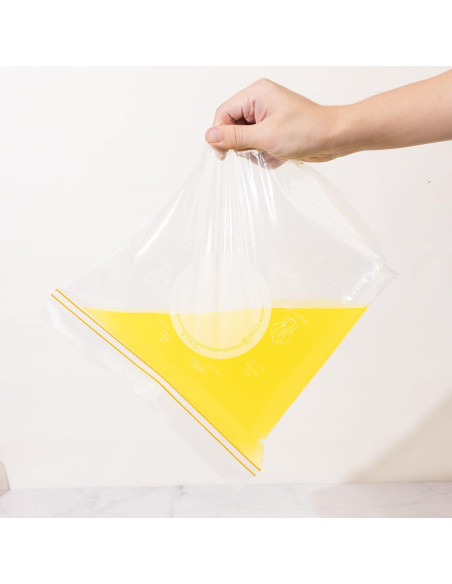 Bolsas de Almacenamiento Reutilizables Xlsyixl 25 Piezas 1.3QT y 3QT