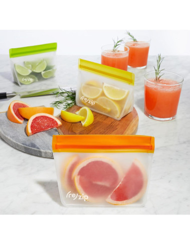 Bolsas Reutilizables de Pie re)zip 5 Pack 1 Taza Multicolor