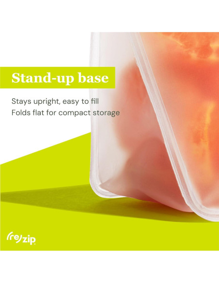 Bolsas Reutilizables de Pie re)zip 5 Pack 1 Taza Multicolor