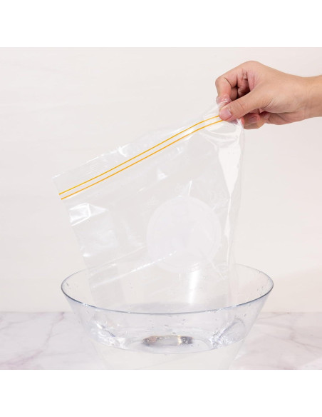 Bolsas de Almacenamiento Reutilizables Xlsyixl 25 Piezas 1.3QT y 3QT