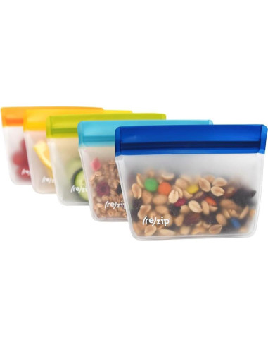 Bolsas Reutilizables de Pie re)zip 5 Pack 1 Taza Multicolor