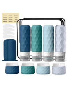 Set de 16 Botellas de Viaje Silevoler Aprobadas por TSA