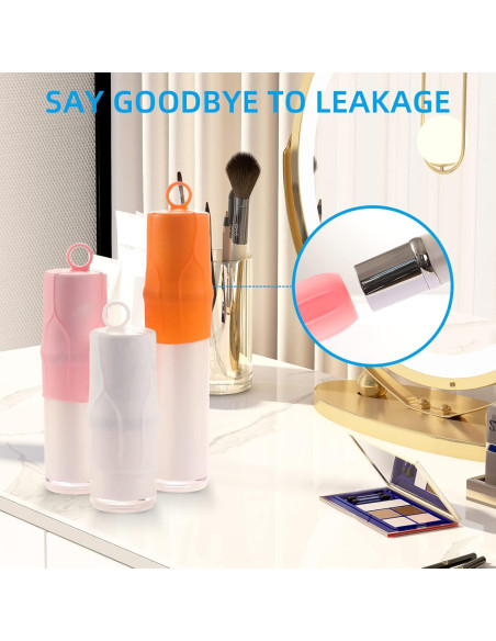 Paquete de 8 Mangas de Silicona Zienlay a Prueba de Fugas