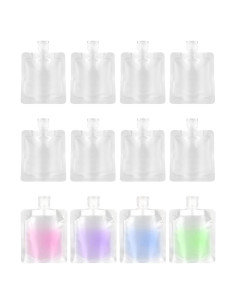 Set de 20 Bolsas de Líquido de Viaje EORTA 30ml a Prueba de Fugas