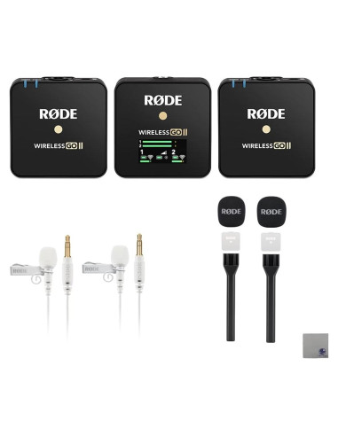 Micrófono Inalámbrico Rode Wireless GO II para 2 Personas - Blanco