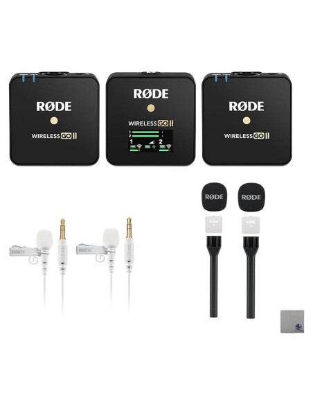 Micrófono Inalámbrico Rode Wireless GO II para 2 Personas - Blanco