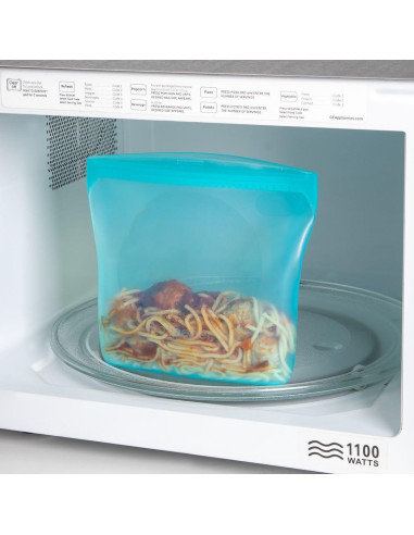 Bolsa de Silicona Reutilizable Progressive PKS-21T 355ml Turquesa