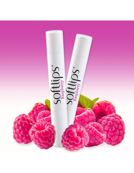 Bálsamo Labial Frambuesa Softlips 2-Pack con SPF 20