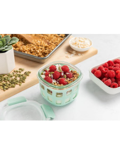 Contenedor de Almacenamiento de Alimentos Ello DuraGlass 2 Tazas Yucca 2