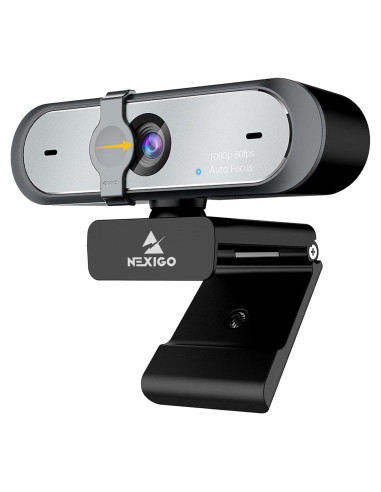 Cámara Web NexiGo N660P 1080P 60FPS con Micrófono Doble