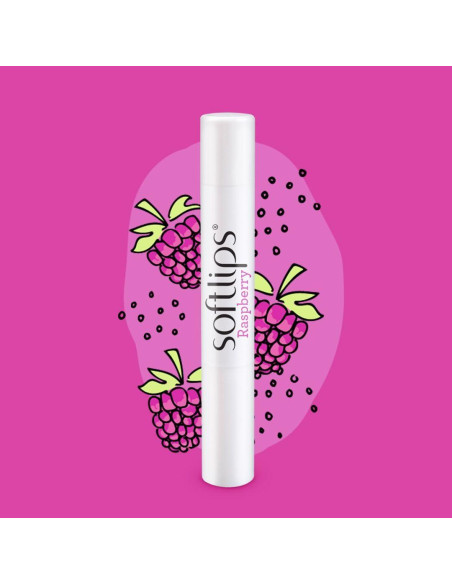 Bálsamo Labial Frambuesa Softlips 2-Pack con SPF 20
