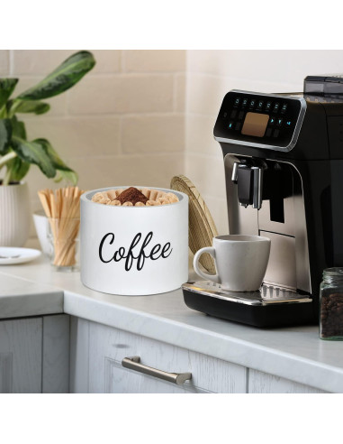 Soporte para Cápsulas de Café Lzhevsk de Madera con Tapa