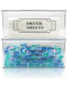 Soporte de Hojas de Secadora Acrílico Transparente SSTATES 2 Piezas 2