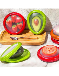 Contenedores de Almacenamiento de Frutas y Verduras XJYWSH - 4 Piezas 2