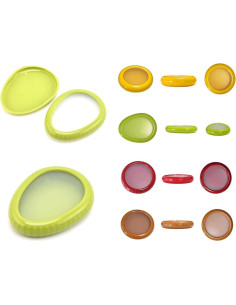 Juego de 4 Contenedores de Almacenamiento de Silicona FZWDB 2