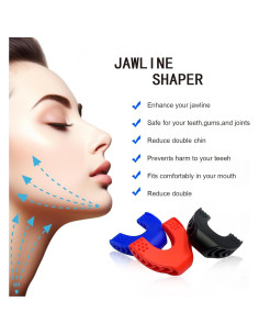 Ejercitador de Mandíbula HESZYQ 3 Niveles Resistencia Azul 2