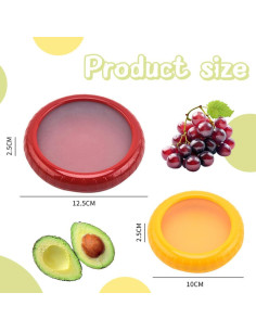 Set de Conservadores de Alimentos YJWZWE - 2 Piezas para Frutas y Verduras 2