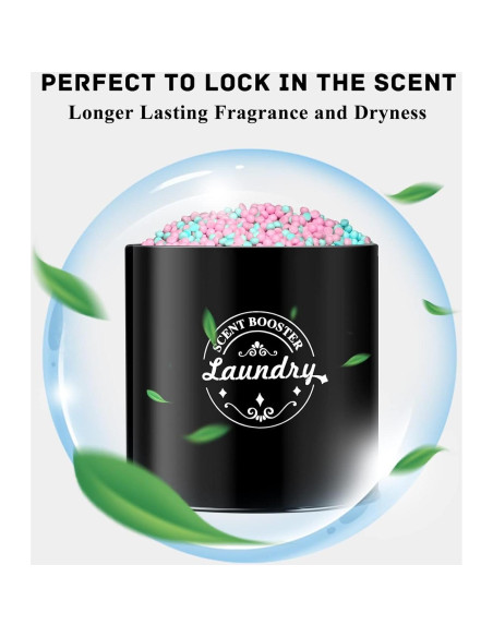 Contenedor Dispensador de Perlas Fragancia Lavandería SACREDAY Negro