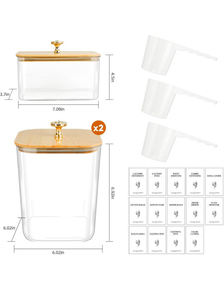 Organizadores de Almacenamiento para Lavandería XMBecc - 3.8L
