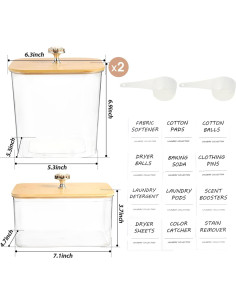 Juego de 3 Contenedores de Almacenamiento PLOUTA HOME 1.15kg 2