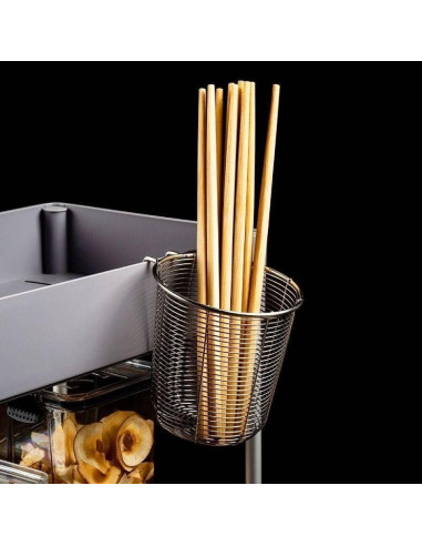 Cesta de Cubiertos para Lavavajillas TONZNYZYJ Acero Inoxidable 9.4x10.2cm