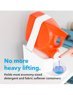 Soporte para Detergente IMPRESA Pack 2, Organizador Lavandería 2