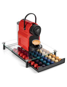 Soporte para Cápsulas de Café RECAPS - Organizador Negro para 60 Cápsulas Nespresso Original