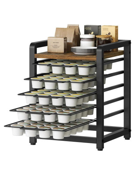 Soporte Organizador de Cápsulas de Café YATINEY 5 Niveles 100 K-Cups