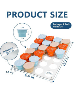 Caja organizadora K-Cup ZOWZOW para 24 cápsulas - Acrílico 2