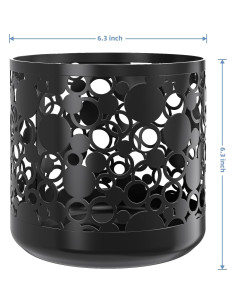 Organizador de Cápsulas de Café MESHDO Negro 16x16 cm 2