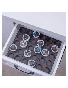 Organizador de Cápsulas de Café Wobivcs para Cajón 20 Caps