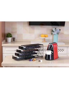 Cajón Organizador de Cápsulas de Café ZCDCP 4 Niveles 120 Cápsulas 2