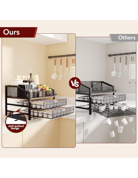 Organizador de Bar de Café Homsorout - Estación de Encimera Organizador de Bar de Café Homsorout - Estación de Encimera