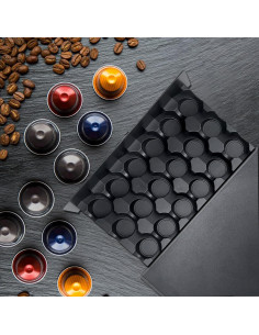 Soporte para K Cup FICARTS 30 Cápsulas Negro Cajón 2