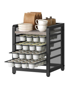 Soporte Organizador de Cápsulas de Café YATINEY 4 Niveles 80 Caps
