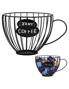 Soporte para Cápsulas de Café QWLWBU Negro 16x7.5x14cm