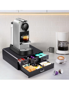 Organizador de Cápsulas de Café SZQINJI 72/96 Cápsulas 4 Cajones 2