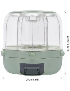 Contenedor de Almacenamiento de Granos OKayea 6 Compartimentos 2