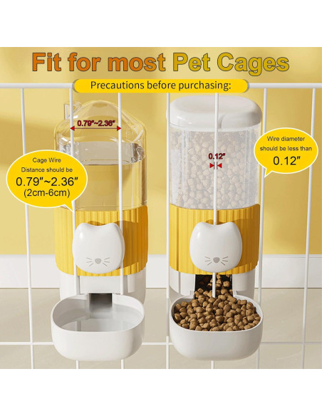 Comedero Automático y Dispensador de Agua SUPERPAWS para Conejos