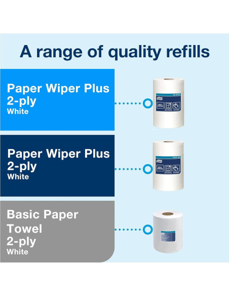 Dispensador Tork Industrial Centrefeed Negro M2 Durable