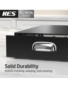 KES Soporte Ajustable de Metal para Cápsulas de Café, Negro 2