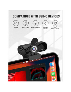 Cámara Web Full HD 1080p Gohero con Micrófono y Trípode 2