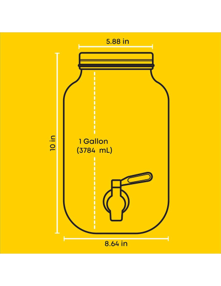 Dispensador de Bebidas JoyJolt 3.78L Vidrio con Grifo Acero Dispensador de Bebidas JoyJolt 3.78L Vidrio con Grifo Acero