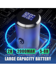 Máquina de Tatuaje Inalámbrica INKCHUM K6031 2000mAh OLED 2